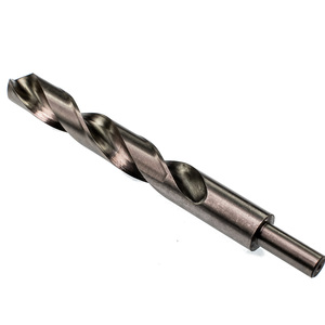 Silver Surface Finish 4341 Customized Size and Package 1/2 inch Reduced Shank 8-Piece High-Speed Steel Metal Twist <b>Drill</b> <b>Bit</b> Set - Product Image 4