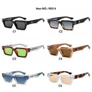 Lunettes de soleil Superhot Eyewear 98514 Tendance 2024 Rétro Rectangulaires avec Branches Renforcées en Fil Métallique pour Extérieur et Décoration Photo - Product Image 6