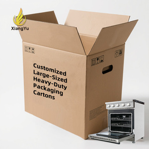 Scatola per Spedizione Lavastoviglie, Cartone Ondulato Personalizzato di Grandi Dimensioni e Resistente con Inserto e Maniglia, Impilabile per E-Commerce ed Esportazione - Product Image 1