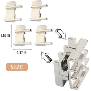 <span class=keywords><strong>Métal</strong></span> magique 3 pièces ensemble bricolage démêlage déverrouillage jouets imbriqués IQ logique Test <span class=keywords><strong>casse</strong></span>-<span class=keywords><strong>tête</strong></span> pour adultes enfants puzzles déconcertants - Product Image 3