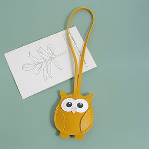<span class=keywords><strong>Portachiavi</strong></span> in Pelle PU <span class=keywords><strong>a</strong></span> Forma di Gufo Cartoon, Decorazione Versatile per Borse da Donna, Confezione Regalo in Cotone Lavorato <span class=keywords><strong>a</strong></span> <span class=keywords><strong>Maglia</strong></span> - Product Image 5