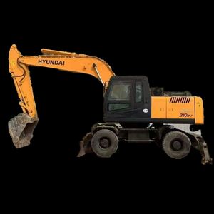 Excavadora de Ruedas Hyundai de 21 Toneladas Fabricada en Corea del Sur, Usada, con Motor, Capacidad de Cucharón de 1.2m, 1 Año de Garantía - Product Image 1