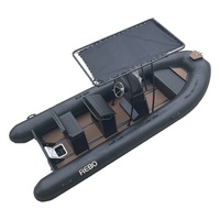 Bateau gonflable en aluminium Semi-rigide de 17 pieds côtelé 520, à coque Hypalon, à vendre