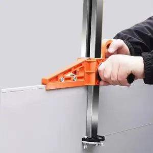 Alat pemotong Papan gipsum Manual baja tahan karat alat pemotong Drywall Dorong Tangan akurasi tinggi alat Drywall portabel