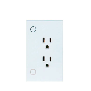 Factory Outlet OEM US Standard Tuya App Wifi Remote Control Smart Wall <b>Socket</b> 15A Work with Google Home Alexa - Product Image 2