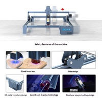 Offre Spéciale Portable Mini Cadre 20w 40w Diode Laser DIY Bois En Acier Inoxydable Pierre Laser Graveur