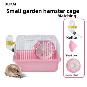 Petite Cage Rurale Cage pour <span class=keywords><strong>Hamster</strong></span> Cage pour oursons Cage pour animaux de compagnie Cage pour animaux de compagnie Cage pour <span class=keywords><strong>hamster</strong></span> portable à couche unique - Product Image 3