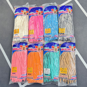 100Pcs Ma Thuật Bóng Bay Kit Đầy Màu Sắc Dài Latex Điêu Khắc Diy Twist Động Vật Bóng Bay Cho Sinh Nhật Trẻ Em Wedding Party Trang Trí - Product Image 1