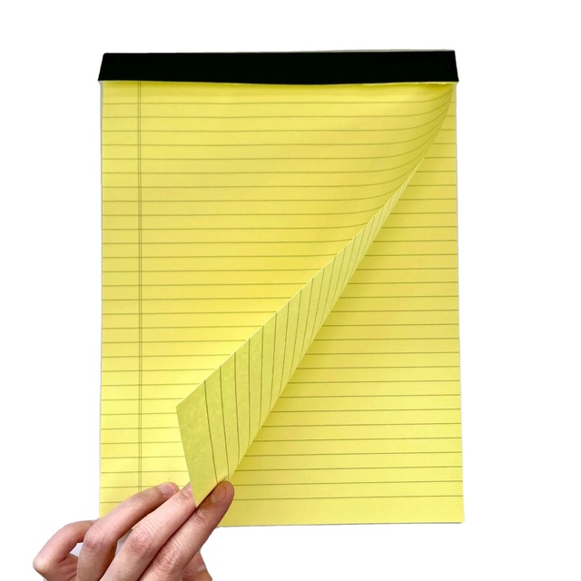 Office School Stationery Custom 40 Sheets A4 Notebook Sets 6 Colours Note Pads Writing Pad Lined Legal Pads