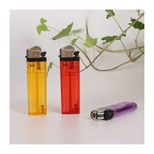 Briquet à silex vente en gros, qualité Stable, variété de couleurs disponibles, briquet à gaz en plastique blanc classique jetable