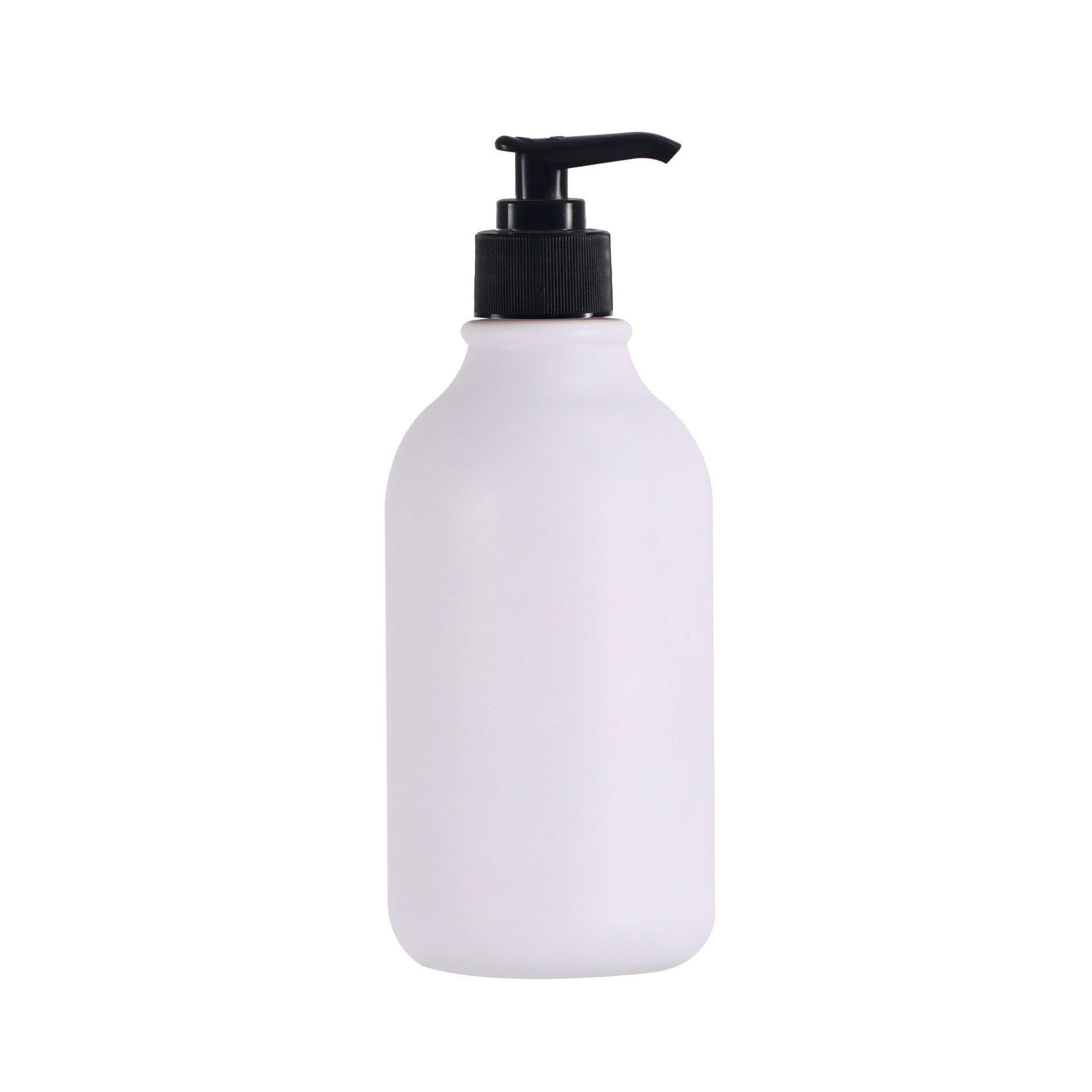 Bouteille blanche mate OC pompe noire