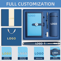 Coffrets cadeaux d'entreprise personnalisés en gros avec logo, impression UV, tasse isotherme, carnet A5, kit cadeau d'entreprise pour cadres