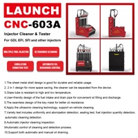 Nueva llegada: Máquina automática de prueba y limpieza de inyectores de combustible CNC-603A de 110 V para todo tipo de vehículos.