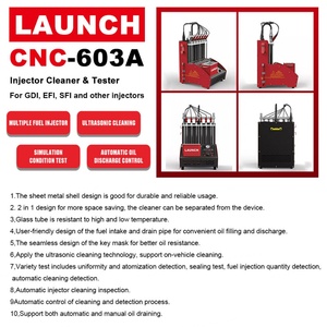 Nueva llegada: Máquina automática de prueba y limpieza de inyectores de combustible CNC-603A de 110 V para todo tipo de vehículos. - Product Image 2
