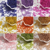 Perles de riz argentées en gros de 2 mm, 3 mm, 4 mm, 15 g par paquet, certifiées Zhejiang Chine, sans cristal, autres types, pour la fabrication artisanale