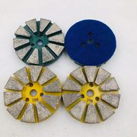 PMS 80MM 9 Segment béton métal tampon métal Bond diamant sol disques de meulage pour Terrco Machine granit tampon de polissage