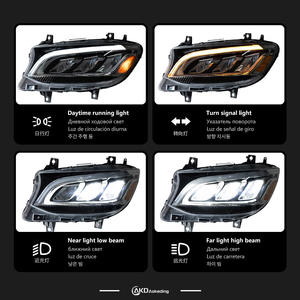 Para 18-25 Mercedes-Benz Sprinter Van High-End LED Amarillo Luz de circulación diurna Conjunto de dirección Nueva condición - Product Image 5