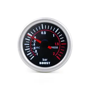 Universal 12V Auto Car 52mm Vacuum Water Oil Temperature Oil Pressure Voltmeter Tachometer Pointer BAR Turbo Boost Gauge