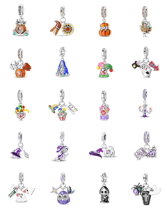 Nouvel ensemble d'accessoires DIY pour sac à main et bracelet perlé Lion, motif Fleur-<span class=keywords><strong>Feuille</strong></span> en Zircon Argenté, avec placage Or - Product Image 2