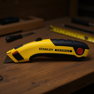 Cuchillo Retráctil Stanley Fatmax con Hoja de Acero, Cuchillo Utilitario Industrial con Botón de Empuje - Product Image 2