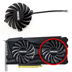 CF-12910S 85mm 4pin <span class=keywords><strong>DC</strong></span> 12V 0.35A rtx3060ti rtx3070 GPU fan đối với Inno3D GeForce RTX 3050 3060ti 3070 Twin X2 oC đồ họa card Fan - Product Image 2