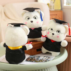 Personnalisation en gros <span class=keywords><strong>Docteur</strong></span> Diplômé ours en peluche jouet animal en peluche jouet - Product Image 4