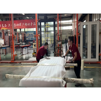 Porte métallique extérieure en acier laminé à froid pour bâtiments industriels, résistante aux ouragans, panneau lisse, étanche, garantie 5 ans