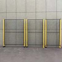 Clôture d'isolation mobile pour atelier et entrepôt, protection en maille perforée à trous serrés, acier galvanisé, personnalisable