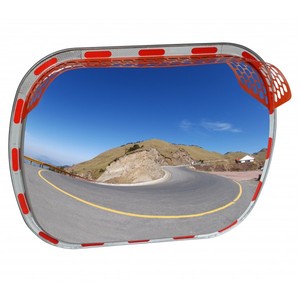 Miroir convexe en acrylique le plus vendu pour la sécurité routière, utilisation intérieure et extérieure, miroir de voiture en acier inoxydable, matériau PC - Product Image 1