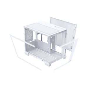 Gabinete de <span class=keywords><strong>PC</strong></span> MATX Lovingcool, Gabinete de <span class=keywords><strong>PC</strong></span> de <span class=keywords><strong>Torre</strong></span> Media con Doble Panel de Vidrio Templado, Diseño que Ahorra Espacio para Ensamblaje de <span class=keywords><strong>PC</strong></span> Personalizado - Product Image 6