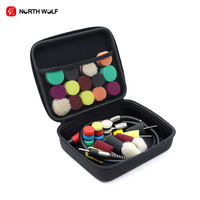 Kit de polissage portable pour voiture, mini, avec disques abrasifs grossiers de grain 3000, tampons de polissage pour correction de peinture, pour surface de voiture
