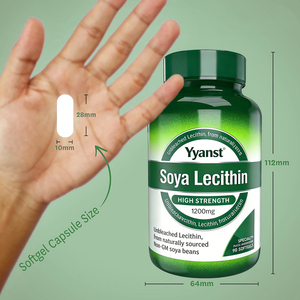 Gélules de lécithine de soja de haute qualité à marque privée : Améliore la mémoire, soutient la fonction hépatique, renforce l'immunité - Product Image 3