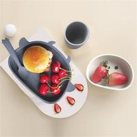 Vaisselle pour bébés et nourrissons, couverts en silicone pour bébés, bol et assiette pour tout-petits, ensemble de vaisselle pour enfants, ensemble de table à manger pour enfants