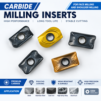 Plaquettes de fraisage en carbure de qualité supérieure R390 avec revêtement PVD CVD pour usinage CNC