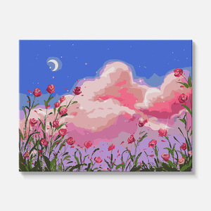 1 pezzo di pittura colorante disegnata a mano di animazione dei cartoni animati 2020 <span class=keywords><strong>per</strong></span> bambini <span class=keywords><strong>con</strong></span> Kit di <span class=keywords><strong>numeri</strong></span> <span class=keywords><strong>per</strong></span> <span class=keywords><strong>adulti</strong></span> - Product Image 1