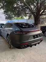 Pare-chocs de voiture 970 à 971 pour Porsche Panamera 970, kit carrosserie de mise à niveau 971 Turbos, ailes, couvercle de coffre, feux arrière, spoiler de voiture, phares