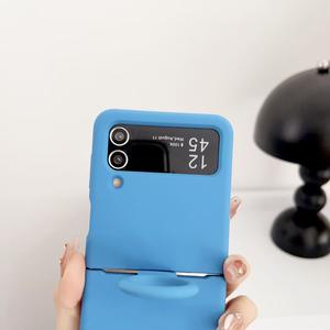 Étui de protection en <span class=keywords><strong>silicone</strong></span> à anneau intégré pour téléphone Samsung <span class=keywords><strong>Z</strong></span> <span class=keywords><strong>Flip</strong></span> 1 2 3 <span class=keywords><strong>4</strong></span> coloré - Product Image 5