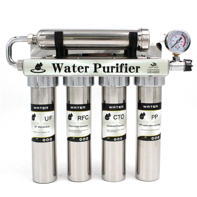 Oem Stainless Alkaline Mineral 0,01 Hollow Fiber Uf Membran Membrane System Tap Carbon Water Filter Purifier