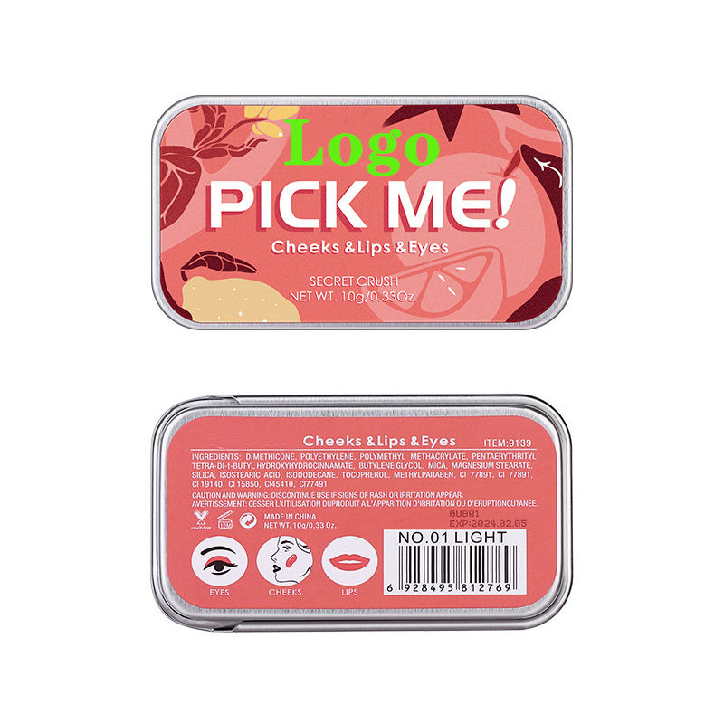 Cosmetics Blusher Private Label Pink Blusher Oem Cream Blush