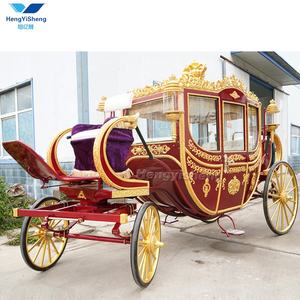 รถม้าสีขาวราชวงศ์ที่สมบูรณ์แบบ/ม้าที่สวยงาม - Product Image 5