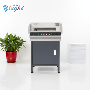 Cortadora de Papel Eléctrica de Alta Precisión ±0.1mm con Protector de Seguridad Infrarrojo YH-450mm Tamaño Máximo de Corte para Oficina y Imprenta - Product Image 1