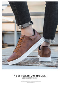 Zapatos Casuales de Verano para Hombre, Retro, con Aumento de Altura, Suaves, Exclusivos, Modernos, con Cierre de Cordones, Malla de PU, Disponibles en Tallas Grandes - Product Image 6