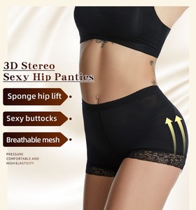 S3119 Wholesale Price Women's Breathable Buttocks <strong>Panties</strong> Beautiful Buttocks <strong>Pad</strong> Body Shaping Pants Underwear