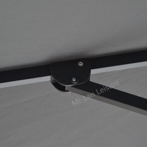 Parasol suspendu Roma de luxe commercial 3x3M en aluminium et acier DC-UM-101-S3 - Product Image 5