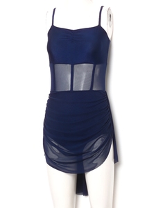 Combinaison de danse pour femmes, justaucorps de danse latine, robe de danse, justaucorps à décolleté cœur pour le tango, le cha-cha, les tenues de danse de gala et de louange - Product Image 5