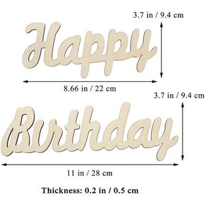 Wooden Letter <b>Props</b> For Scene Decoration Backdrop Wall Ornament For Birthday Celebration - Product Image 5