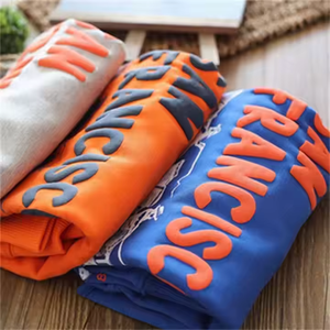 Sudadera con Capucha Unisex en Blanco para Dropshipping, con Estampado 3D Puff, de Poliéster, Estilo Urbano - Product Image 2