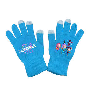 Kpop ถุงมือนักล่าปีศาจ + หมวกพิมพ์ถุงมือเข็ม, ถุงมืออบอุ่นในช่วงฤดูหนาว, ถุงมือขนสัตว์และหมวกอบอุ่น - Product Image 5