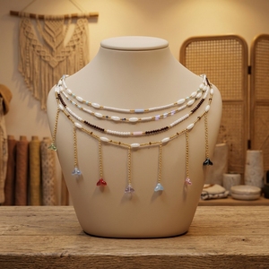 Cadena de cintura de aleación con grava irregular multicapa, sexy, para playa, ajustable, hecha a mano, 70+20cm, estilo europeo americano, para bikini de adultos - Product Image 5
