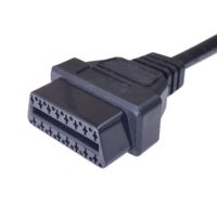 16 pines macho derecho a hembra Y CABLE obd2 obd-ii macho y cable divisor OBD para Escáner de diagnóstico OBD2